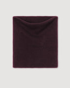 Fleur Snood in Wool Cashmere, Deep Plum