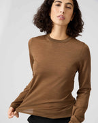 Joey Sweater in Superfine Merino, Camel