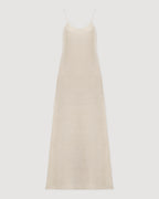 Liliana Dress in Silk Crochet, Off White - Veronica De Piante