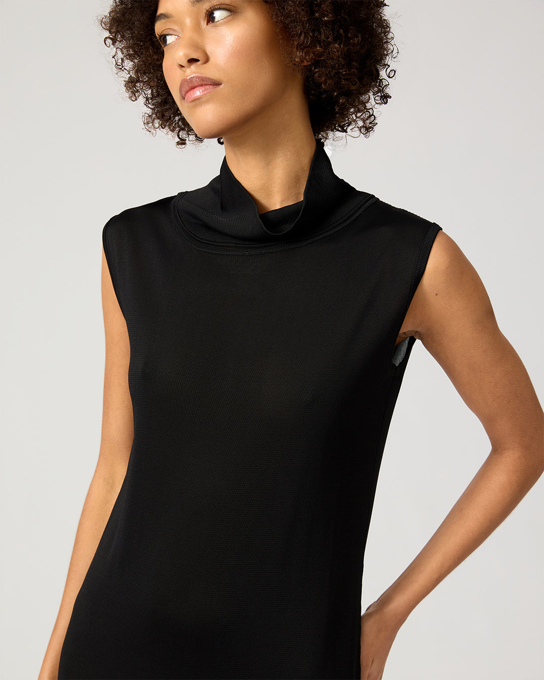 Delia Knit Dress, Black