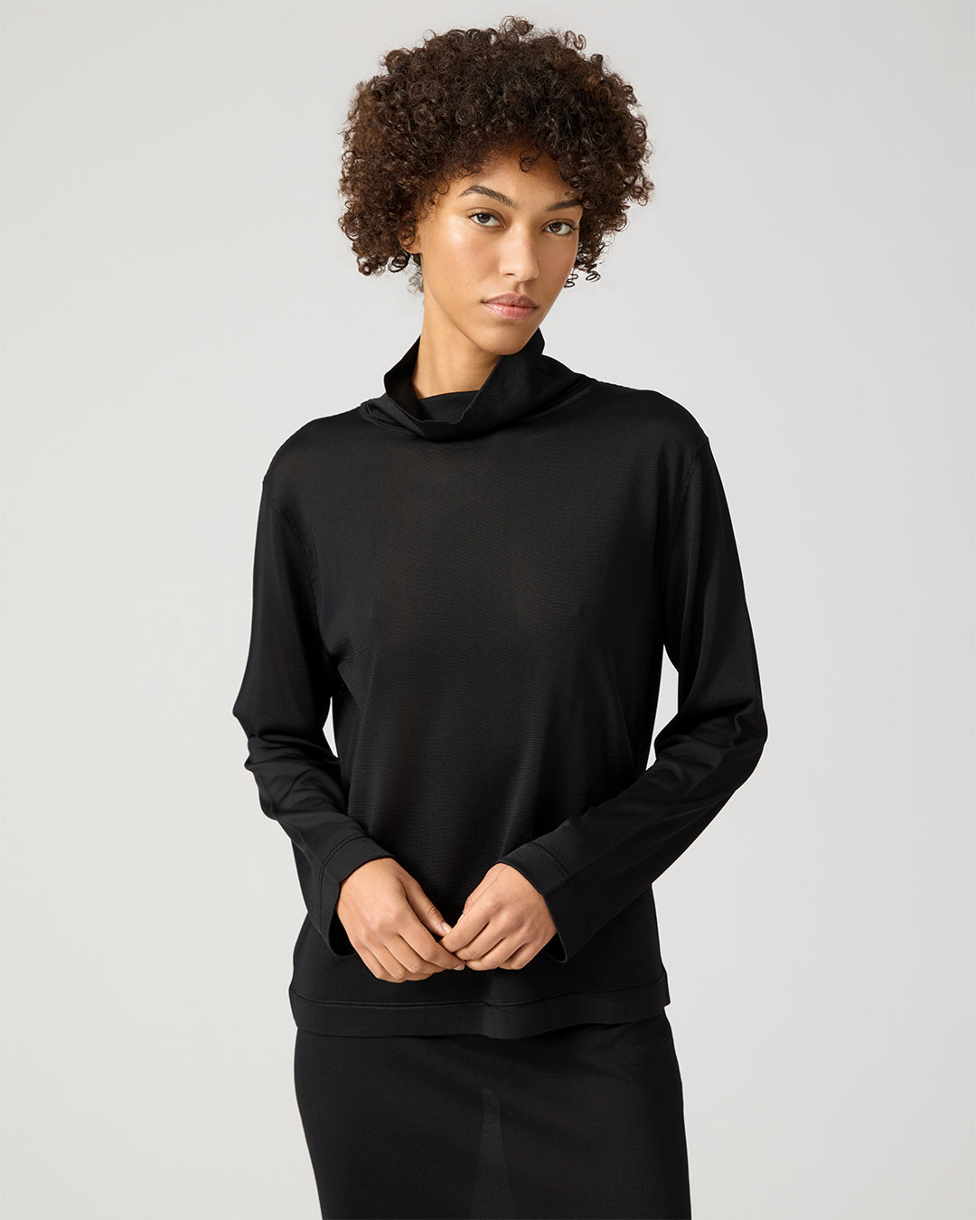 Alain Sweater In Knit, Black