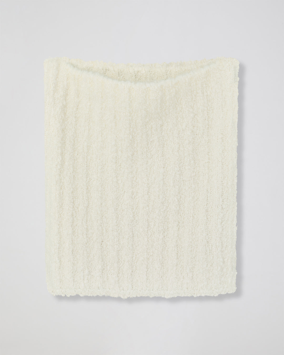 Lee Snood In Wool-Silk Boucle, Cream