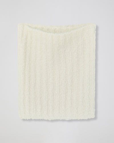 Lee Snood In Wool-Silk Boucle, Cream
