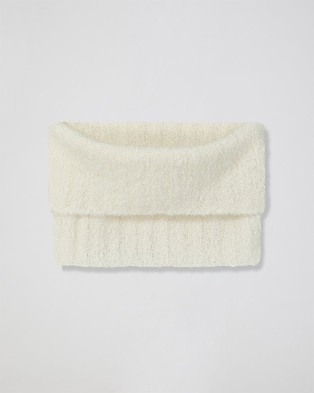 Lee Snood In Wool-Silk Boucle, Cream