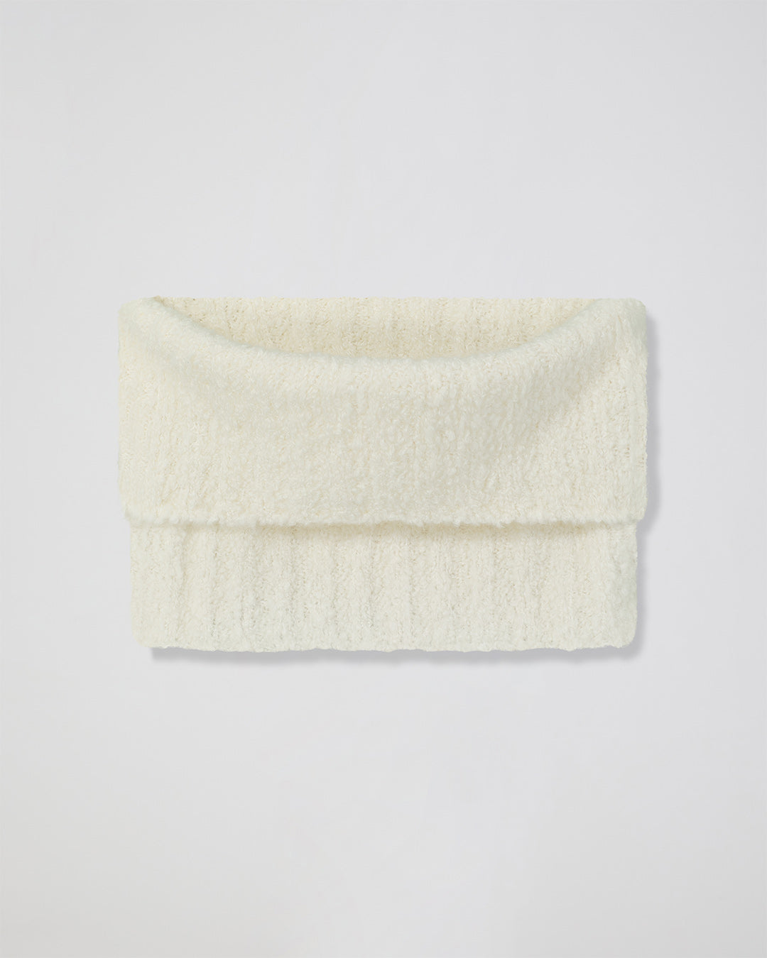 Lee Snood In Wool-Silk Boucle, Cream