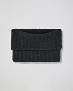 Lee Snood In Wool-Silk Boucle, Dark Gray Melange