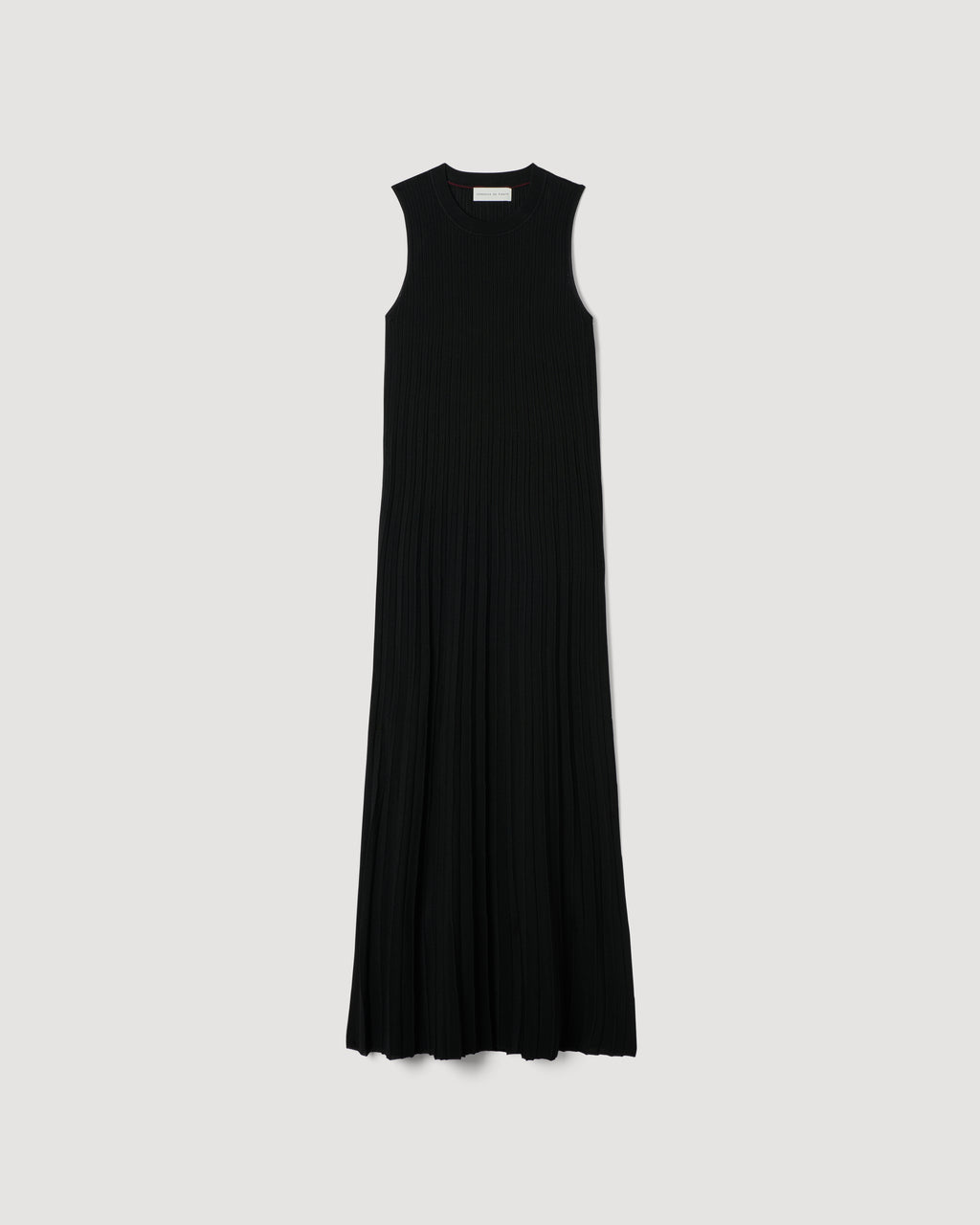 Zeta Dress in Silk Knit, Black - Veronica De Piante