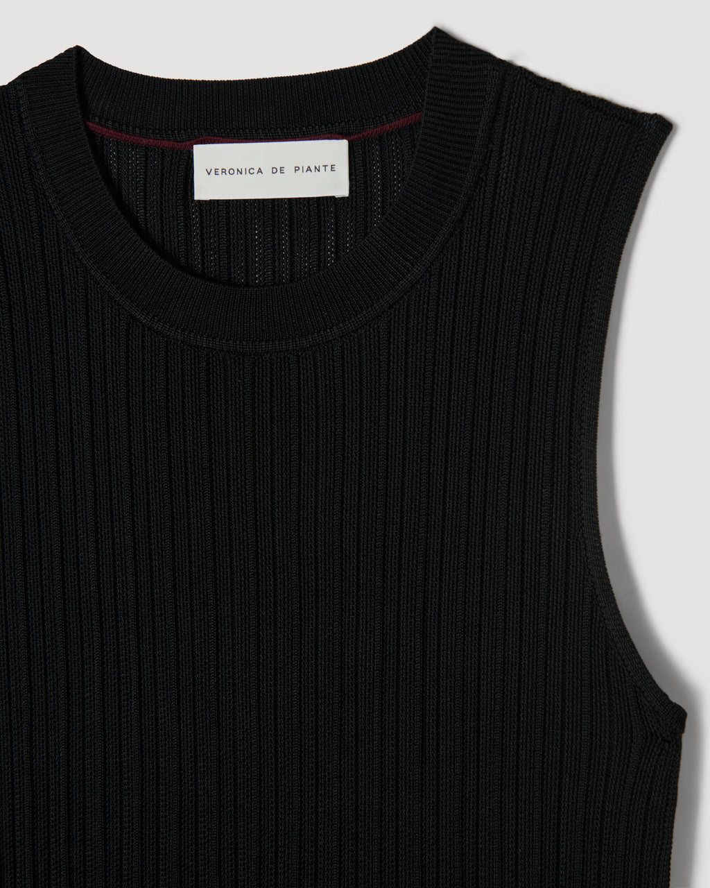 Zeta Dress in Silk Knit, Black - Veronica De Piante