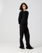 Rae Sweater In Merino Wool, Black