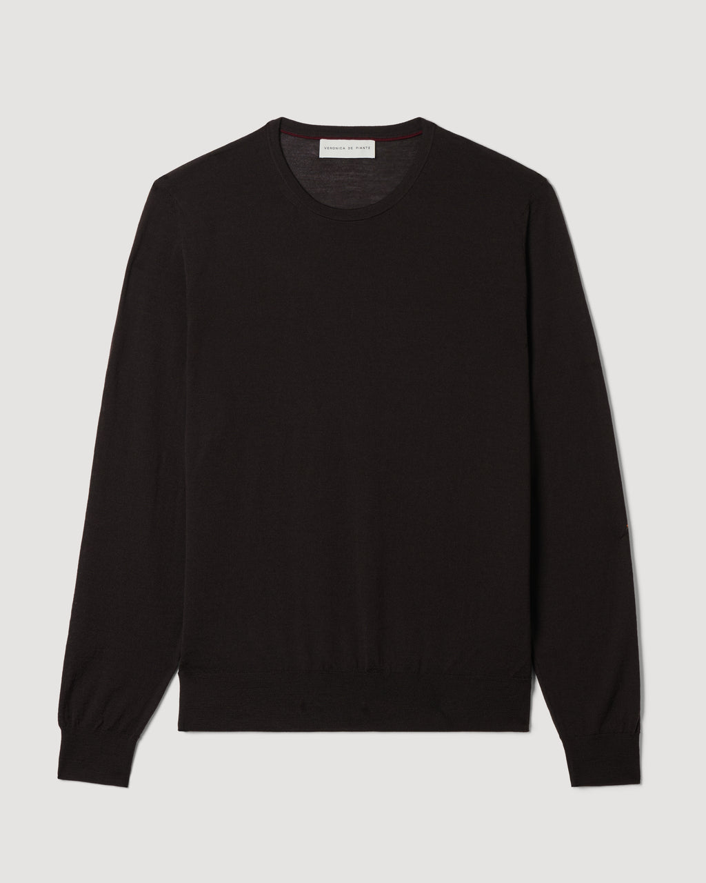 Rae Sweater in Merino Wool,  Chocolate - Veronica De Piante