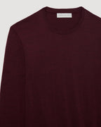 Rae Sweater in Merino Wool, Garnet - Veronica De Piante