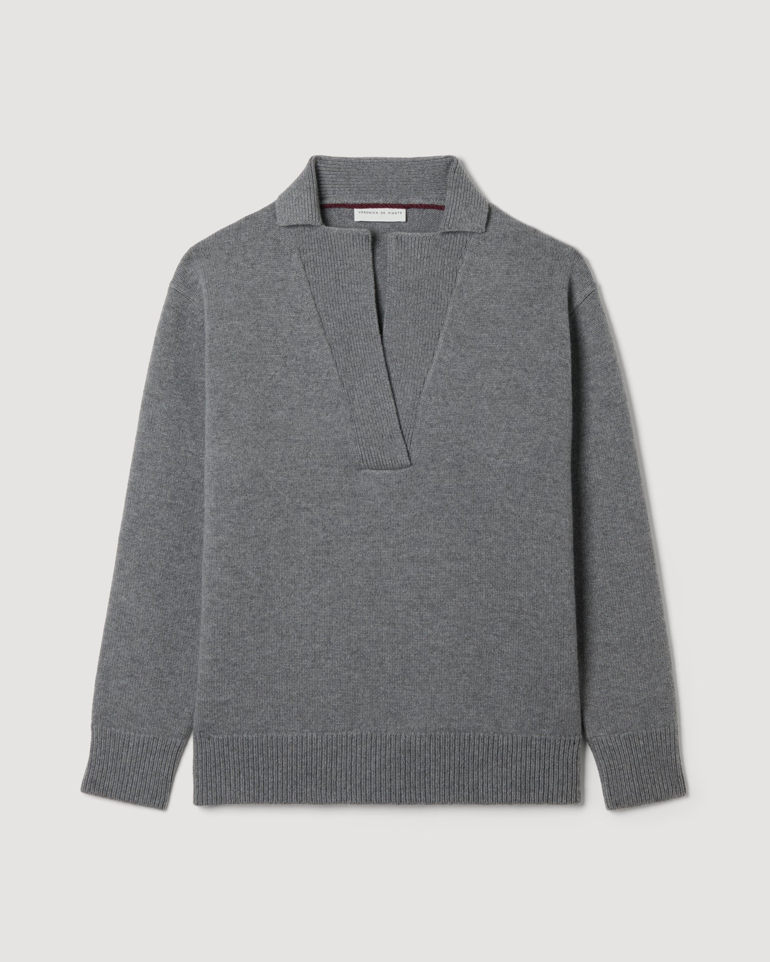 Emilie Sweater in Wool Cashmere,  Grey