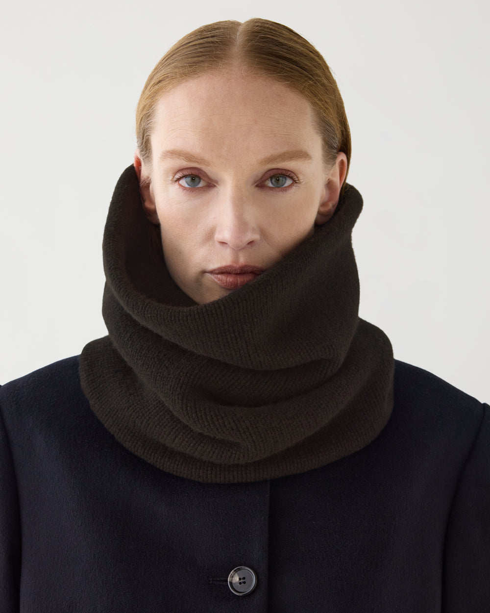 Fleur Snood in Wool Cashmere, Borsalino