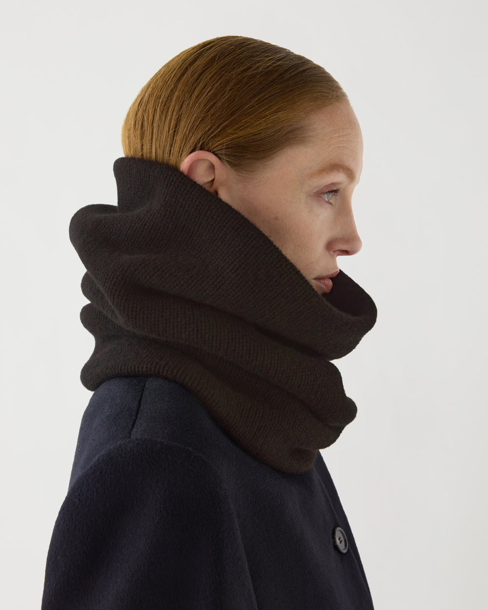 Fleur Snood in Wool Cashmere, Borsalino