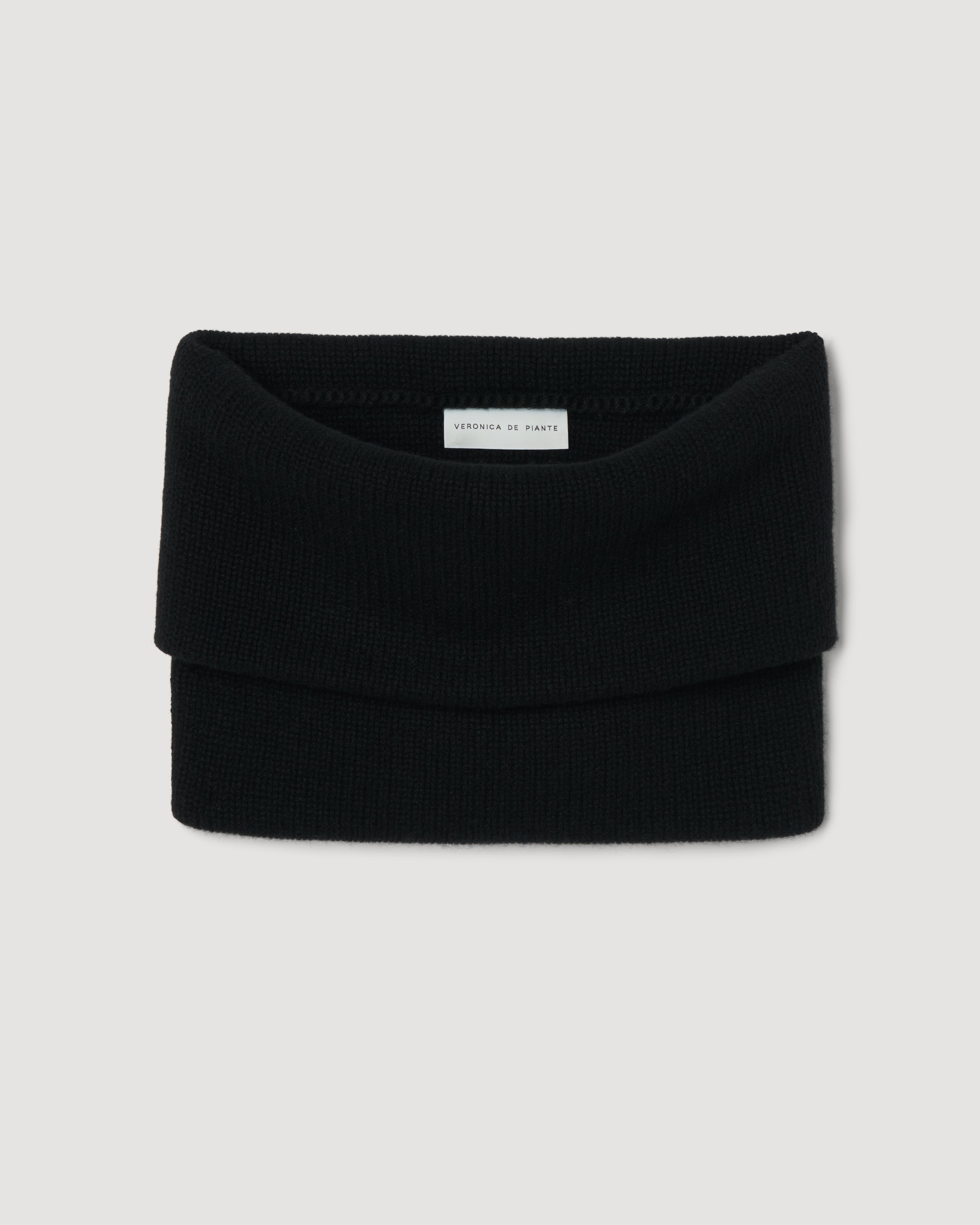 Fleur Snood in Wool Cashmere, Black