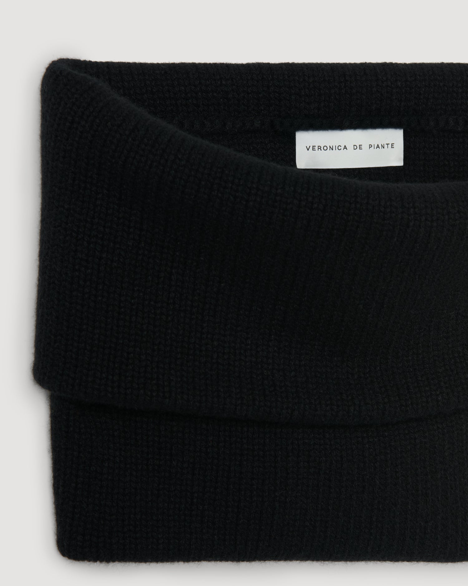 Fleur Snood in Wool Cashmere, Black