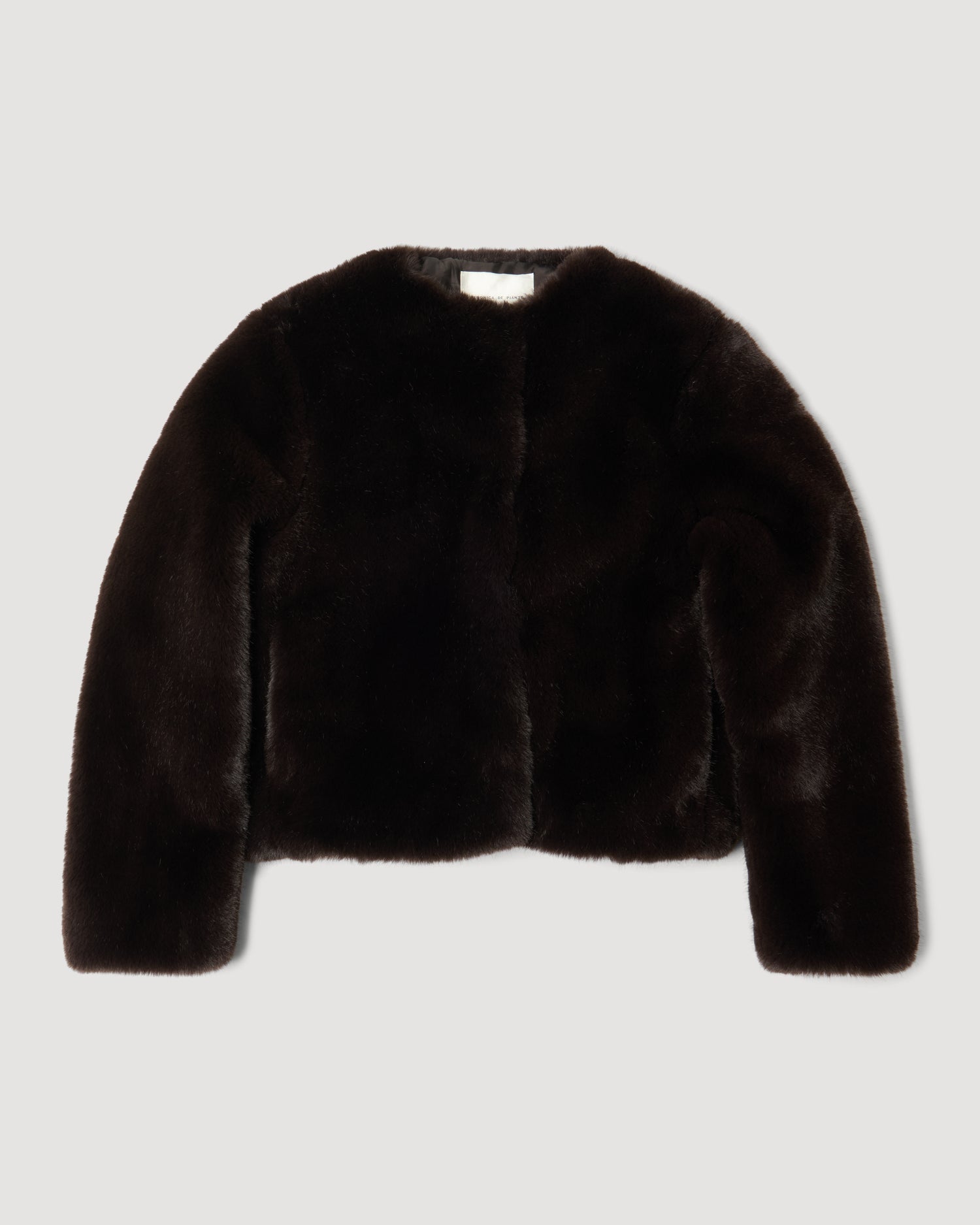 Sadie Jacket in Faux Fur,  Chocolate