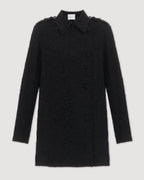 Charlotte Trench in Lace, Black - Veronica De Piante