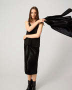 Colette Jacket In Calf Hair, Black