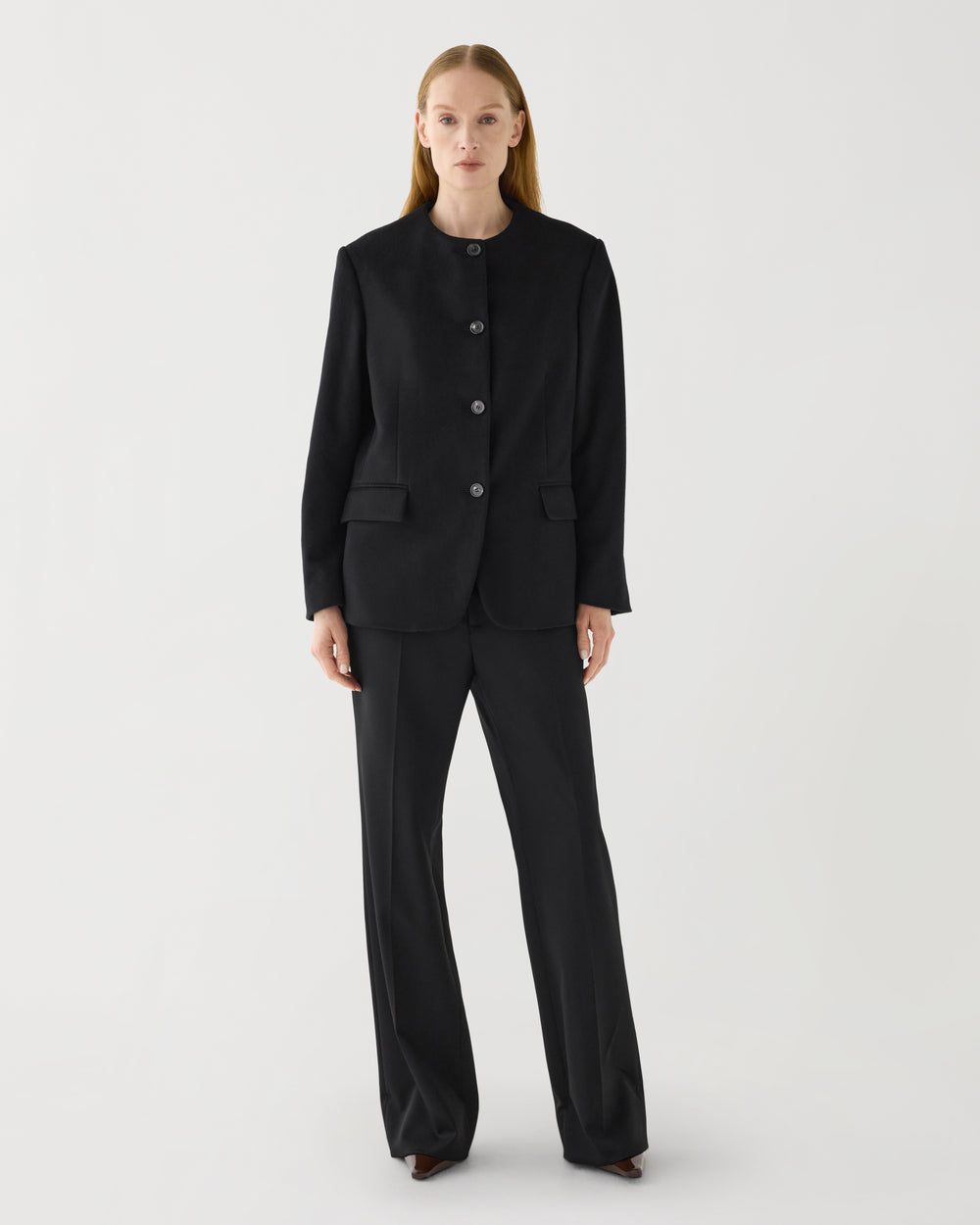 Oliver Jacket in Cashmere,  Black