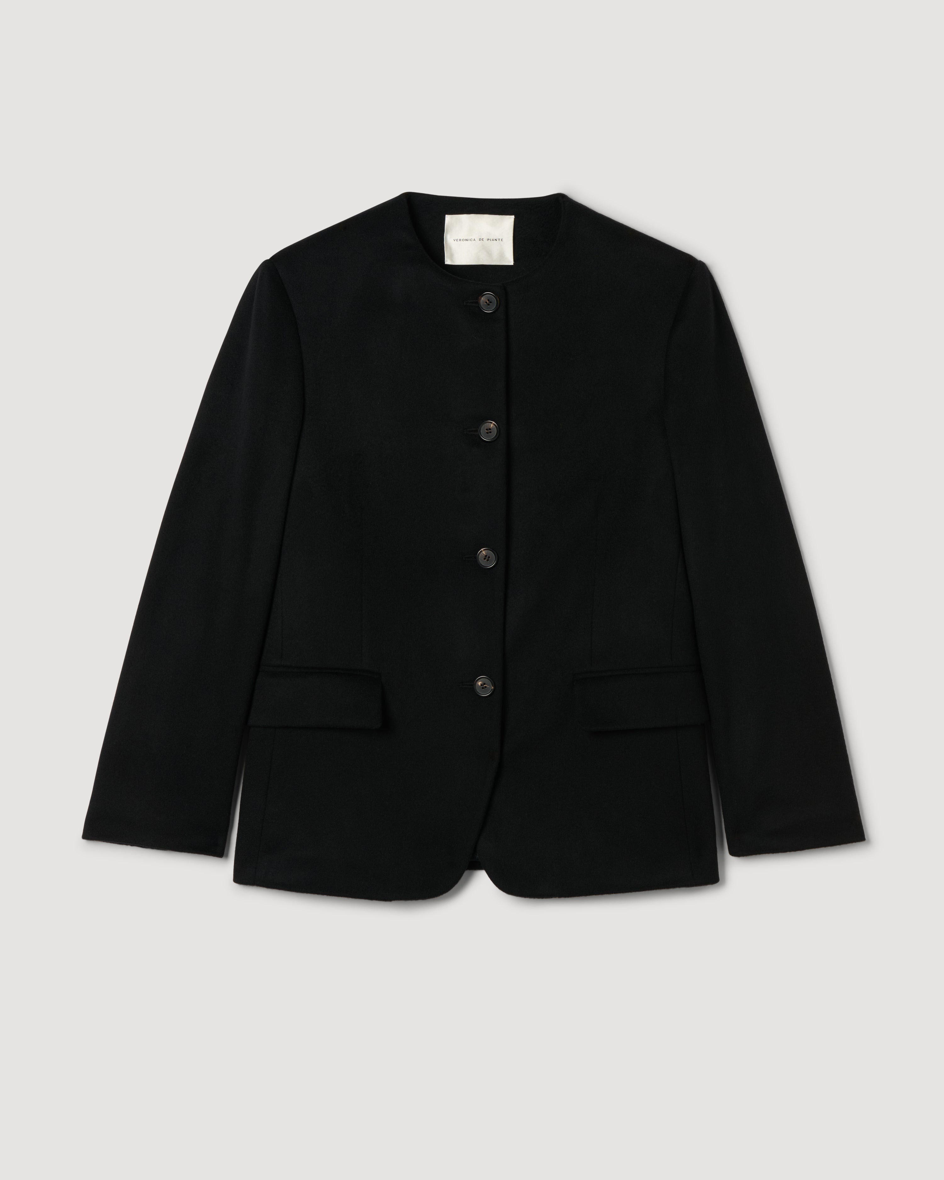 Oliver Jacket in Cashmere,  Black