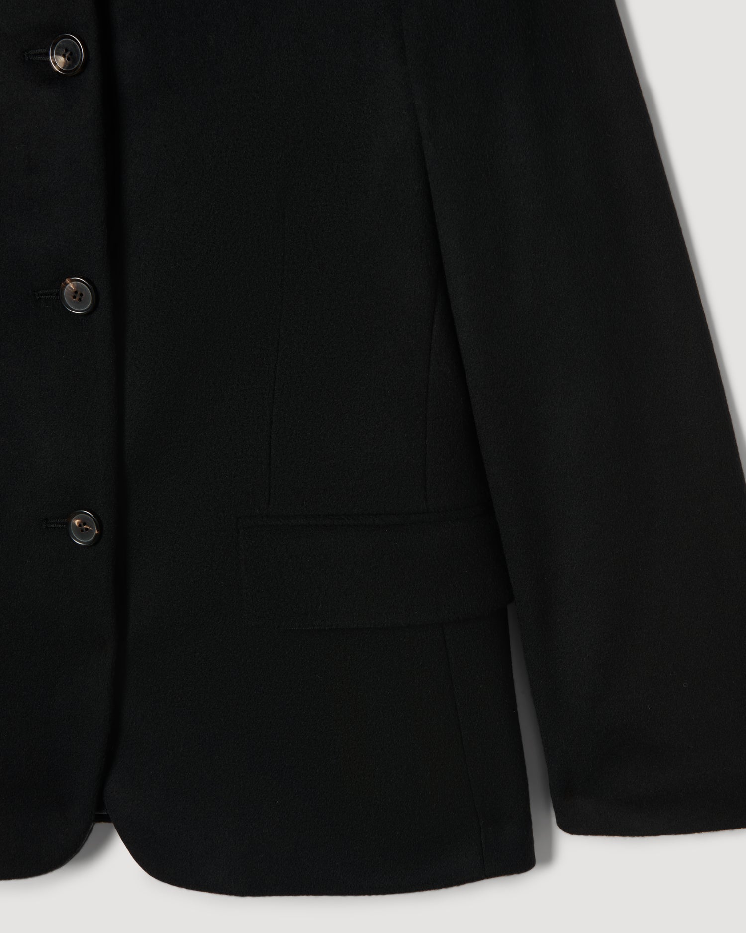 Oliver Jacket in Cashmere,  Black