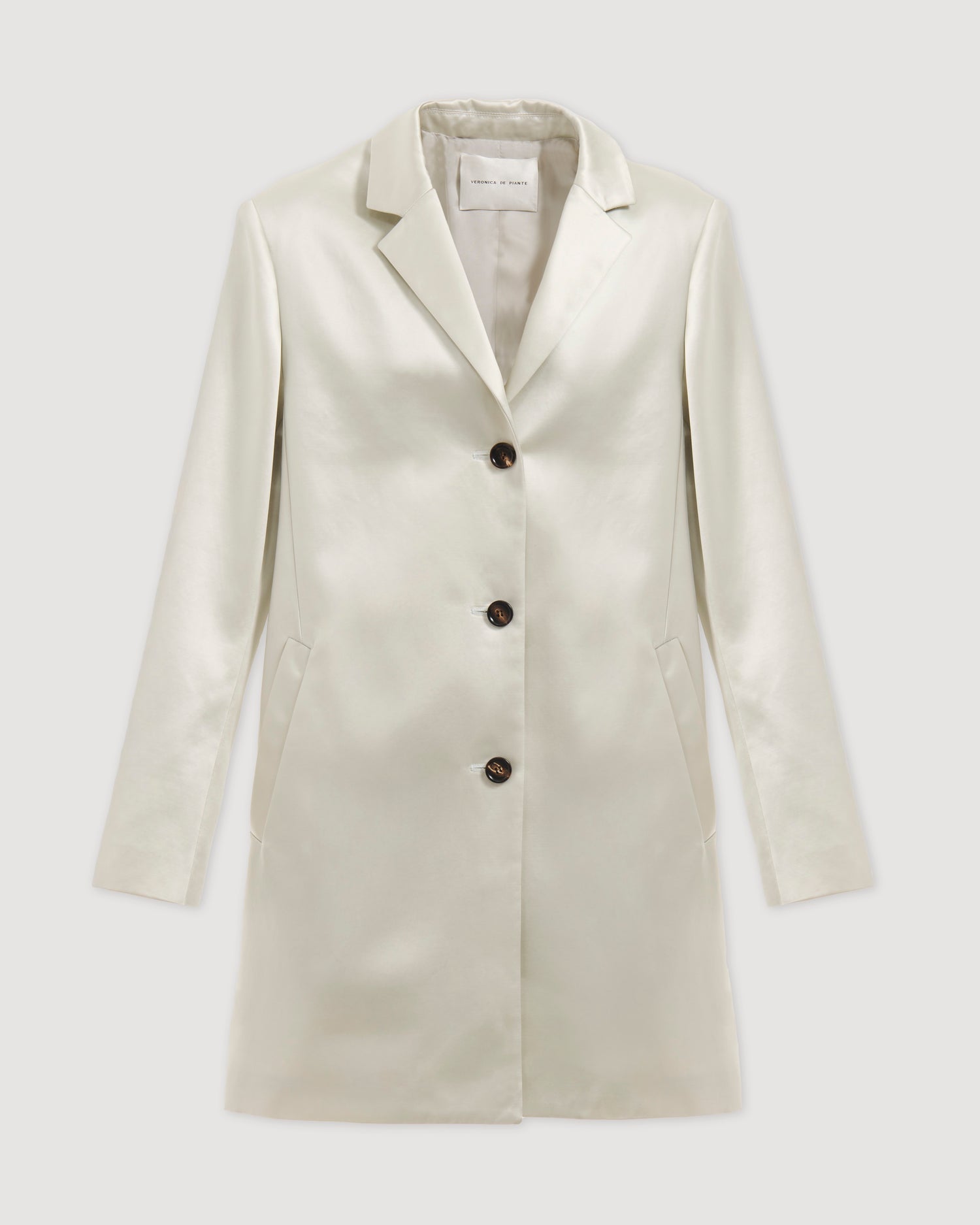 Leanor Jacket in Technical Cotton, Oyster