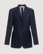Clea Jacket in Denim, Dark Wash - Veronica De Piante