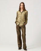 Julieta Shirt In Silk, Gold