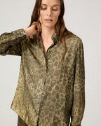 Julieta Shirt In Silk, Gold