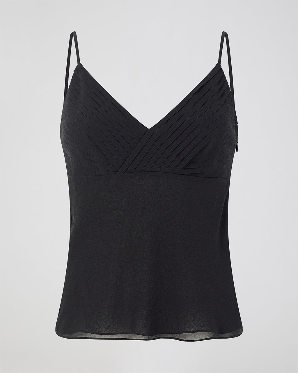 Lina Camisole in Georgette, Black
