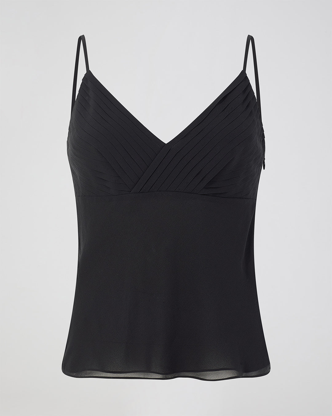 Lina Camisole in Georgette, Black