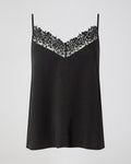 Cléo Camisole In Leopard Jacquard, Black