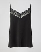 Cléo Camisole In Leopard Jacquard, Black