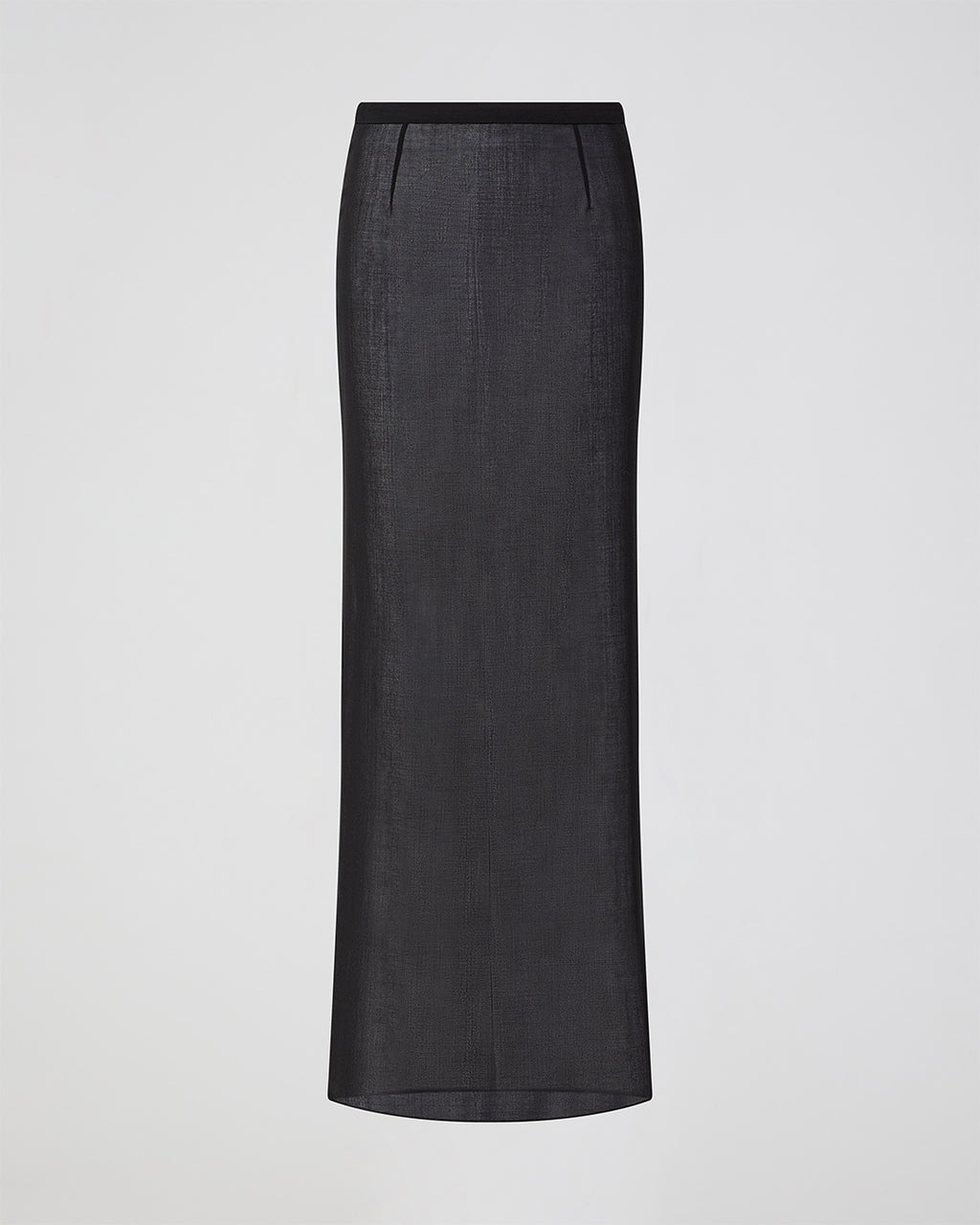 Sasha Skirt In Wool Voile, Black