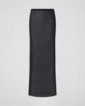 Sasha Skirt In Wool Voile, Black