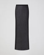 Sasha Skirt In Wool Voile, Black