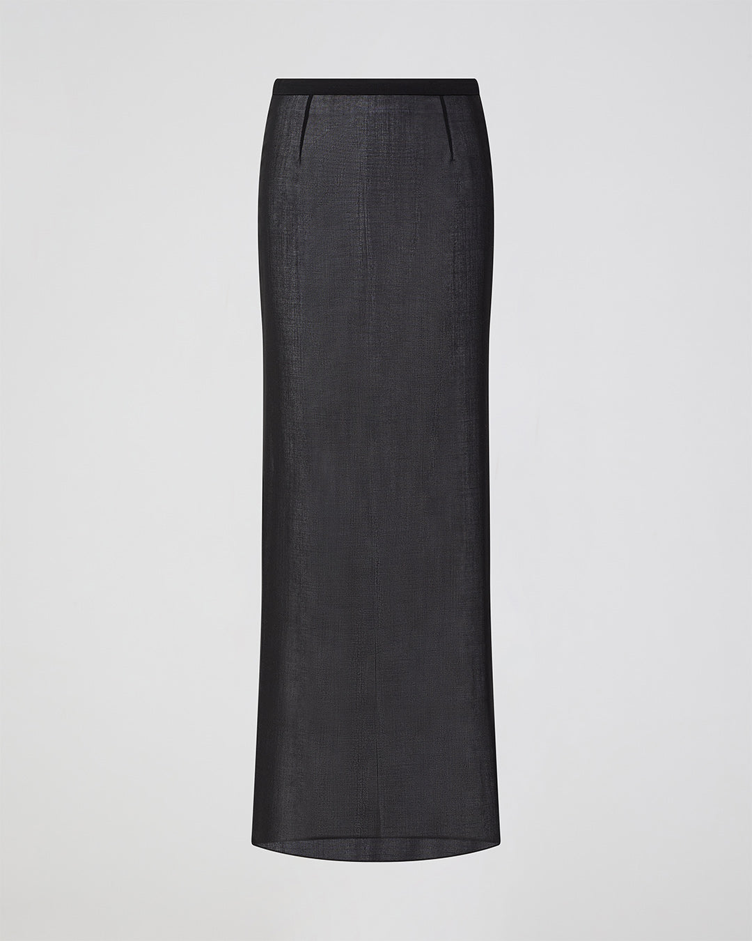Sasha Skirt In Wool Voile, Black