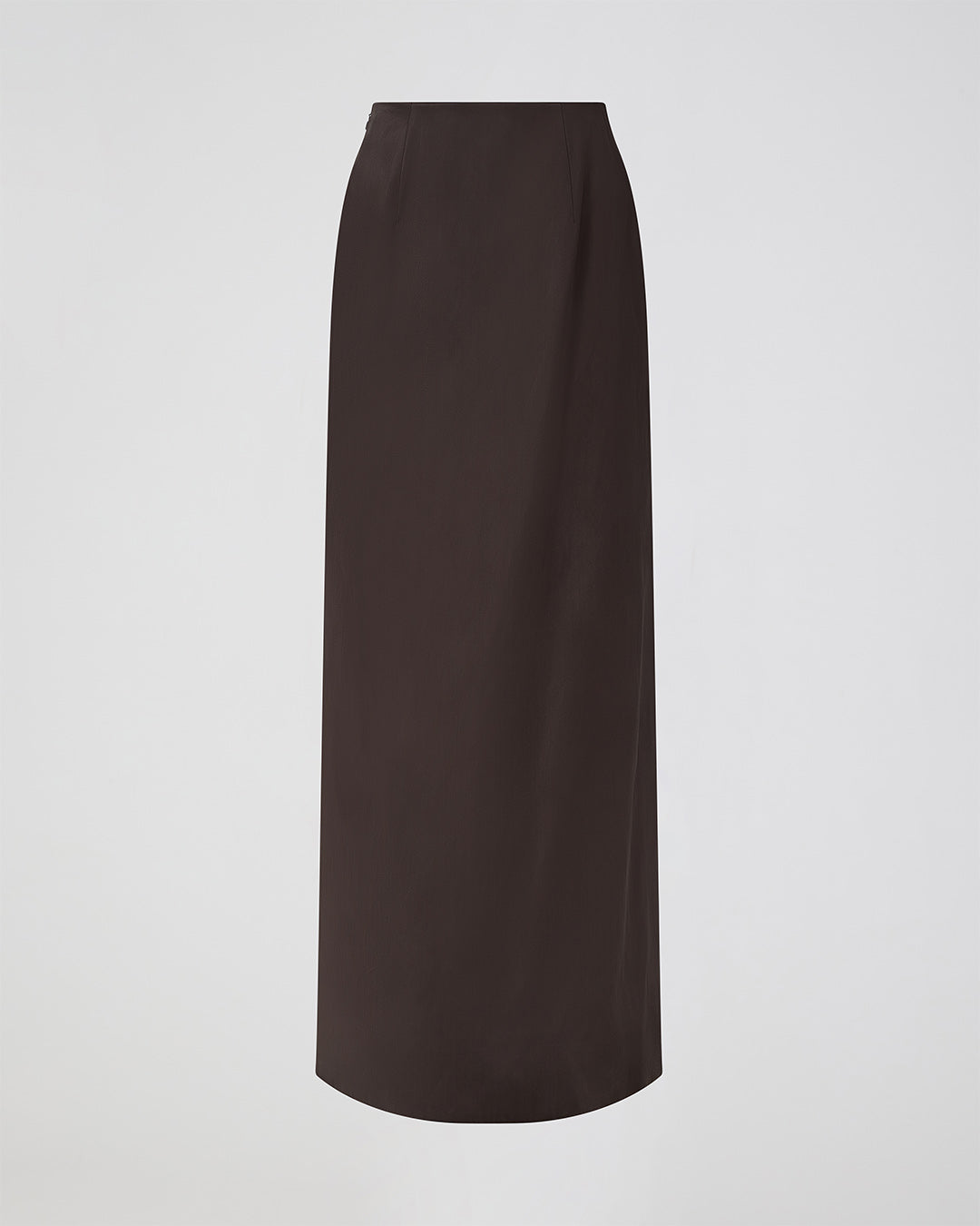 Genna Skirt In Cotton Mix, Dark Chocolate