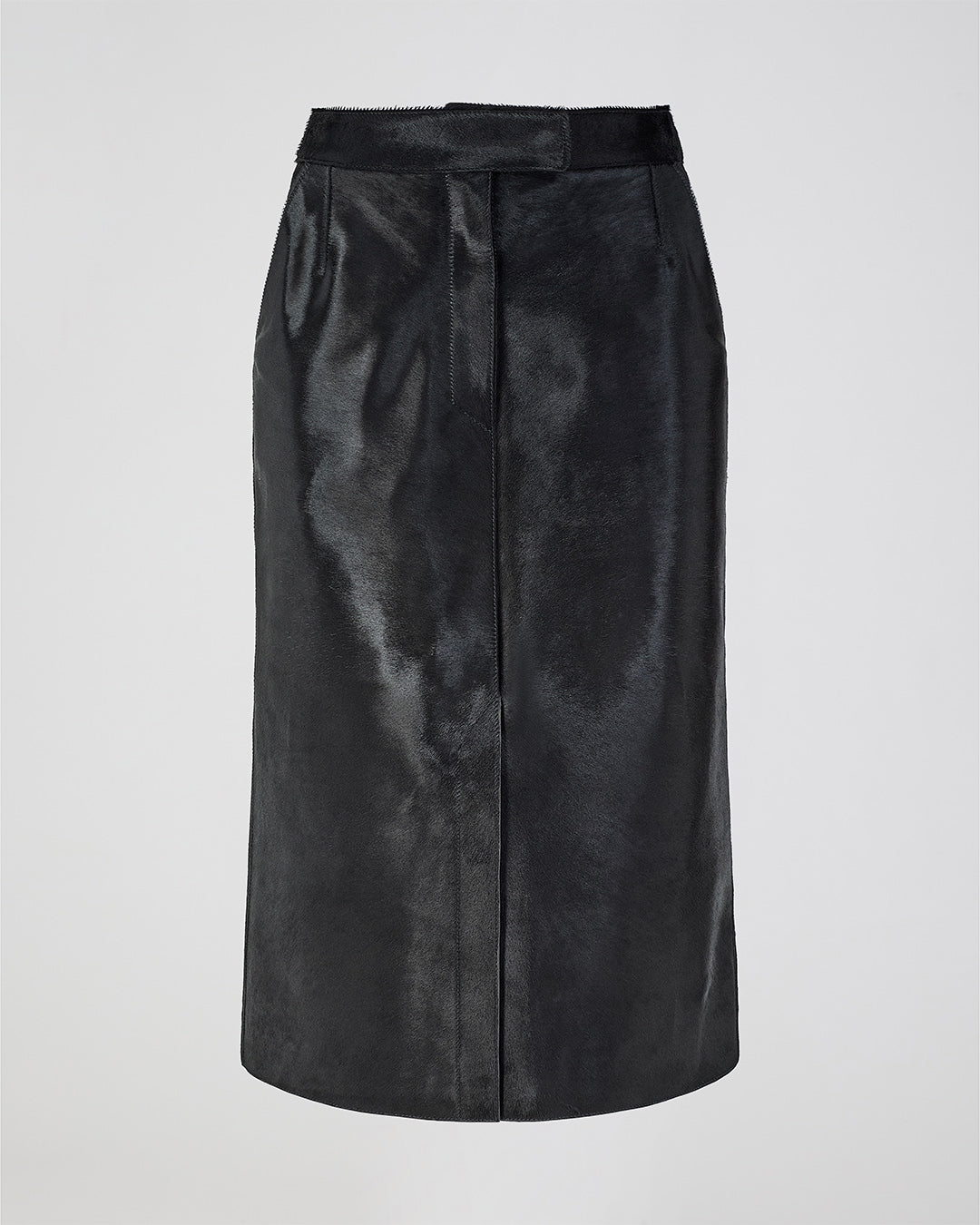 Maëlle Skirt In Calf Hair, Black