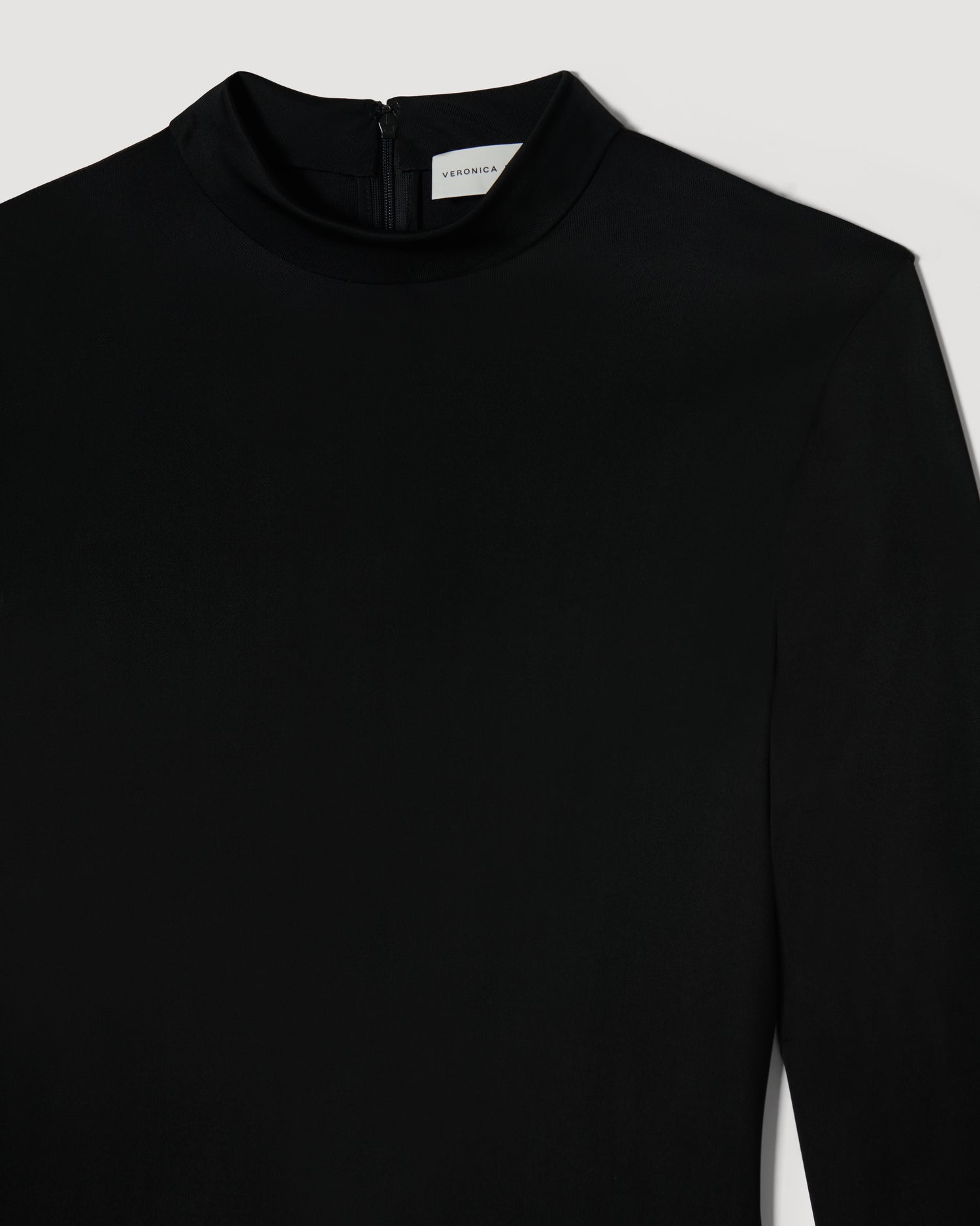 Catalina Dress in Compact Jersey,  Black