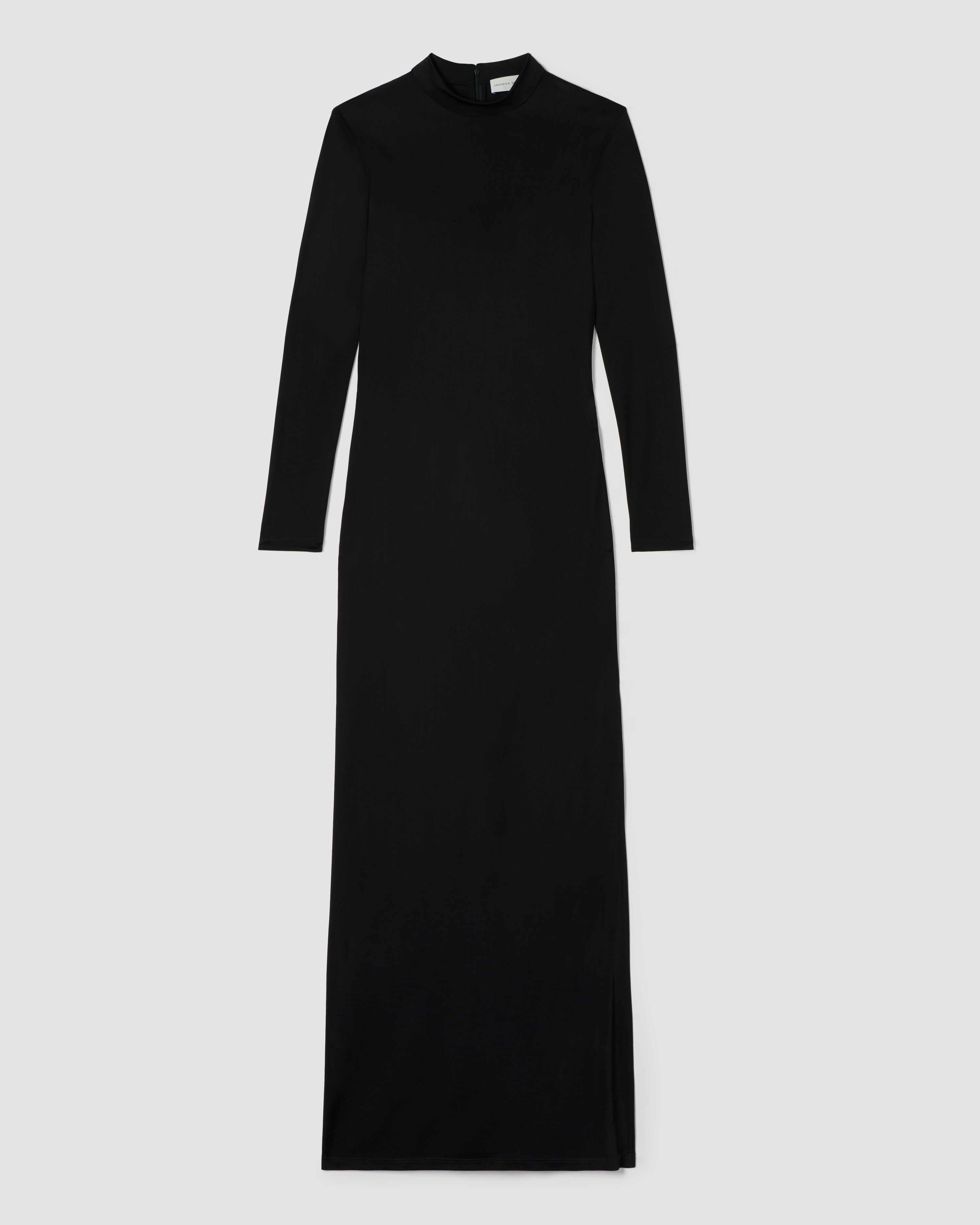 Catalina Dress in Compact Jersey,  Black