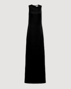 Carmen Dress in Viscose Jersey, Black - Veronica De Piante