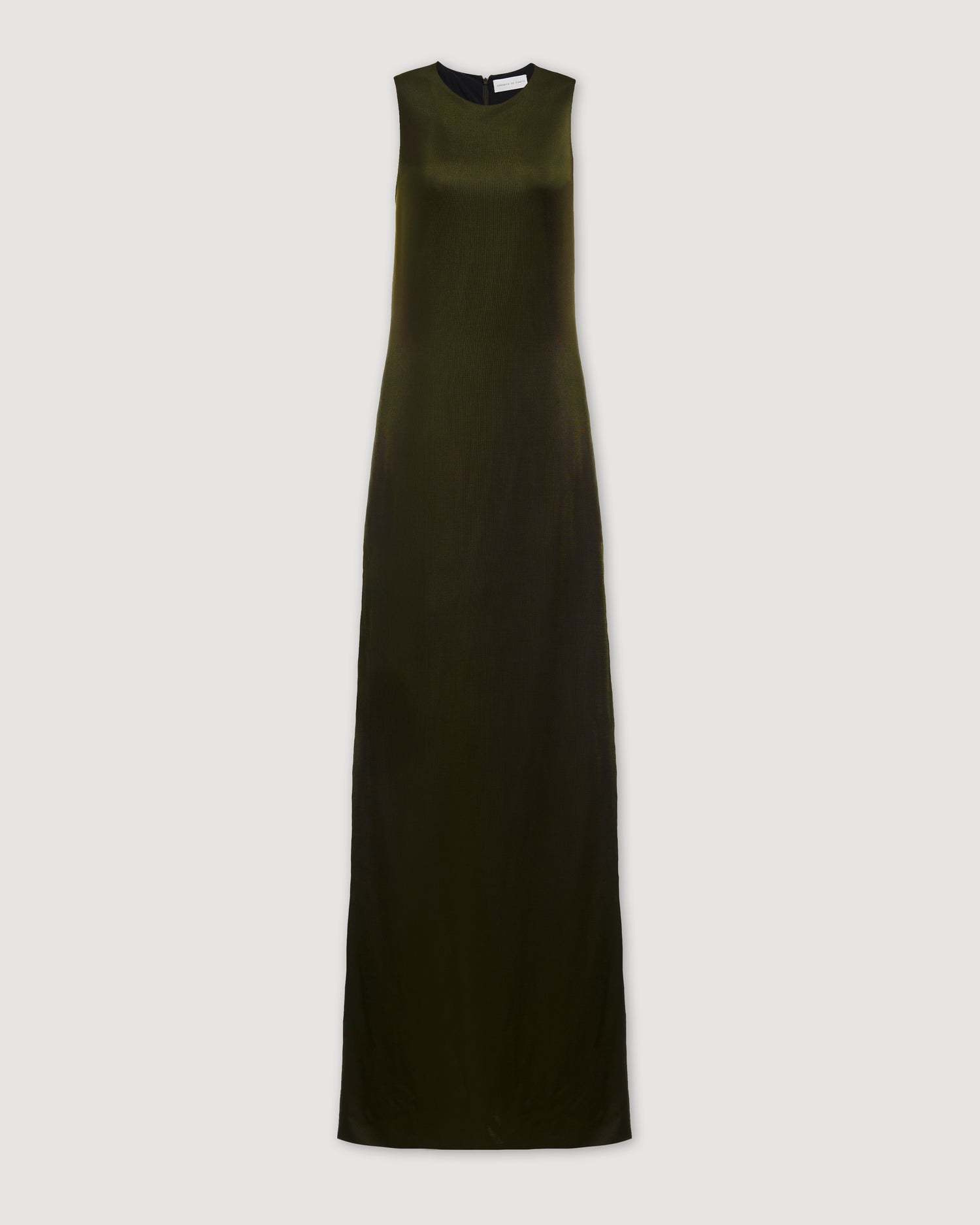 Carmen Dress in Viscose Jersey, Olive - Veronica De Piante