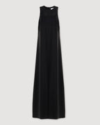 Mila Dress in Silk, Black - Veronica De Piante