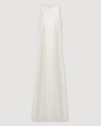 Mila Dress in Silk, Off-White - Veronica De Piante
