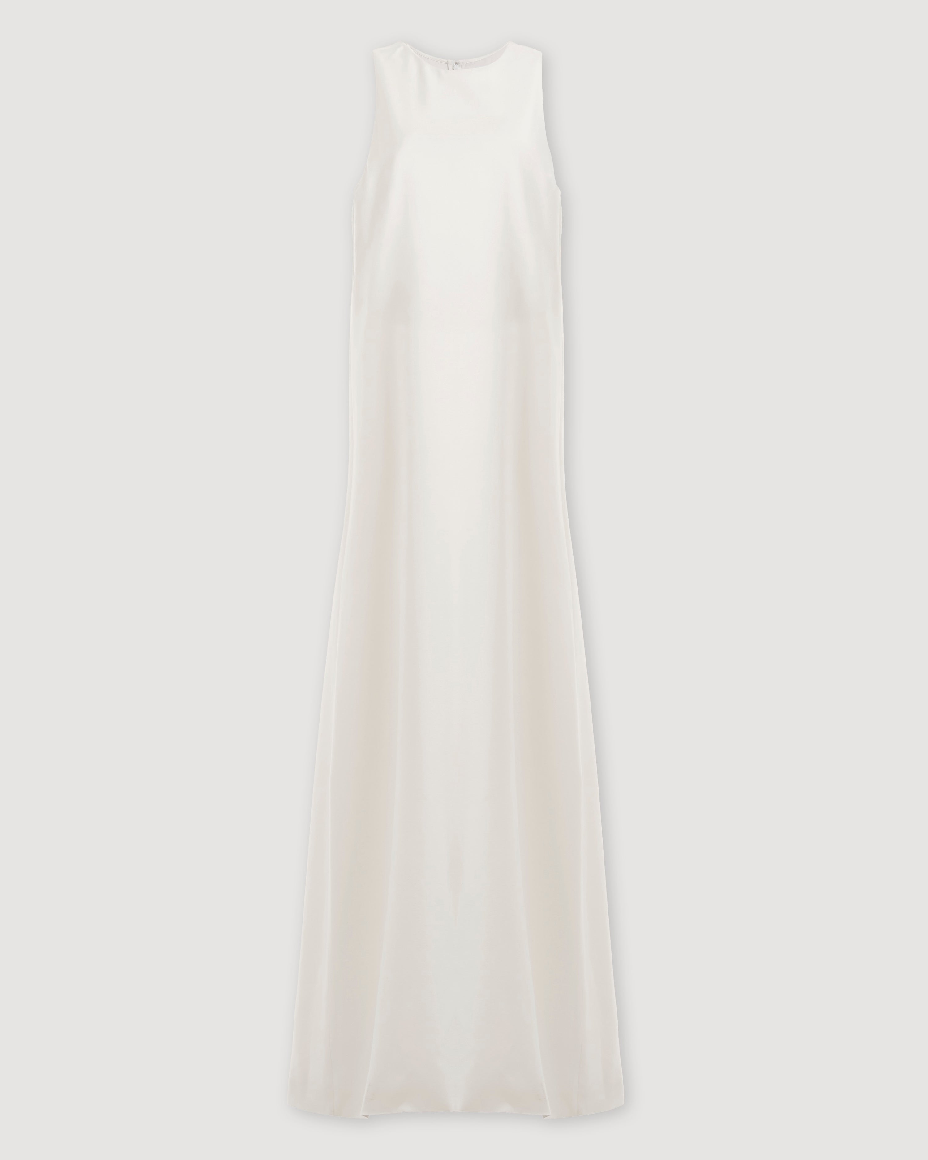Mila Dress in Silk, Off-White - Veronica De Piante