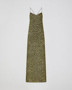 Elly Dress In Silk, Gold