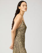 Elly Dress In Silk, Gold