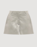 Belle Shorts in Technical Cotton, Oyster - Veronica De Piante